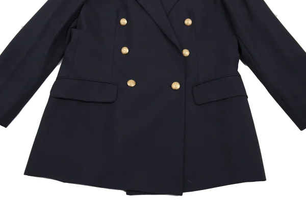 Burberrys' Wool Double Breasted Peaked Lapel Jacket K-176222_008