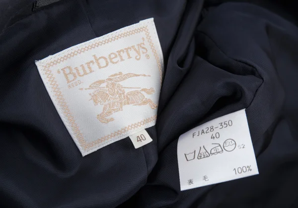 Burberrys' Wool Double Breasted Peaked Lapel Jacket K-176222_016