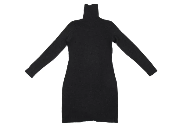 Ralph Lauren Cashmere Blend Wool Turtleneck Knit Dress K-176225_010