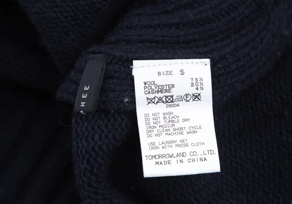 MACPHEE Wool Blend Turtleneck Knit Sweater K-176226_015
