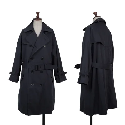 tricot COMME des GARCONS Detachable Liner Check Pattern Lining Trench Coat