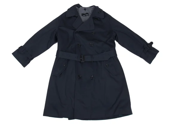 tricot COMME des GARCONS Detachable Liner Check Pattern Lining Trench Coat K-176231_002
