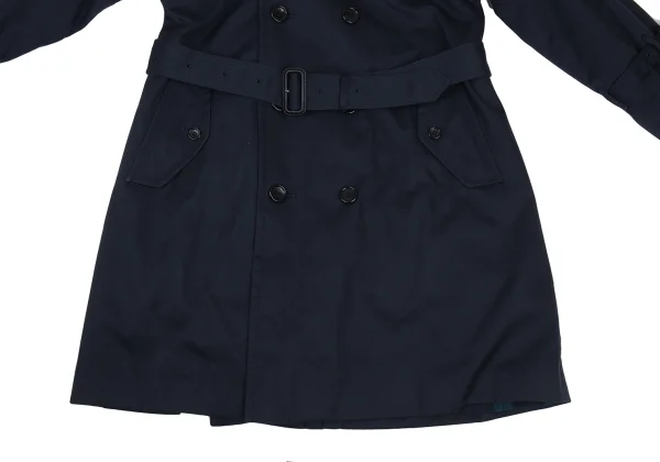 tricot COMME des GARCONS Detachable Liner Check Pattern Lining Trench Coat K-176231_007
