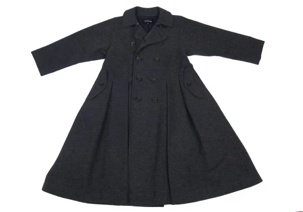 tricot COMME des GARCONS Dot Lining Wool Blend Trench Coat K-176232_002