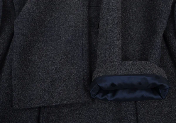 tricot COMME des GARCONS Dot Lining Wool Blend Trench Coat K-176232_009