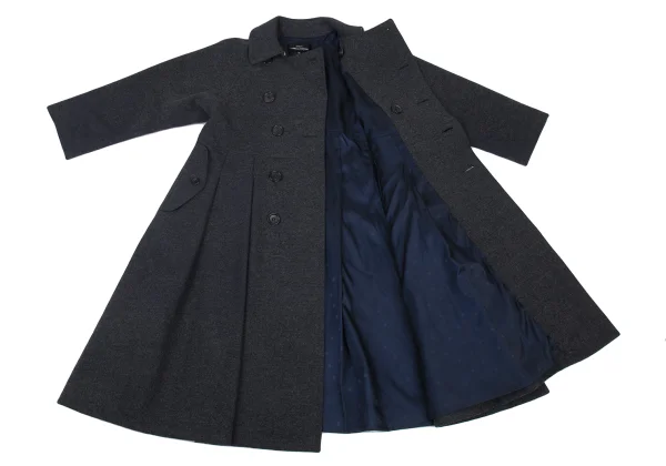 tricot COMME des GARCONS Dot Lining Wool Blend Trench Coat K-176232_012