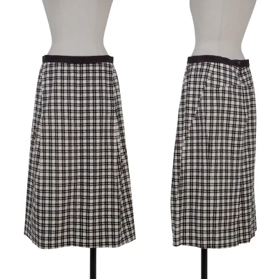tricot COMME des GARCONS Velour Check Skirt