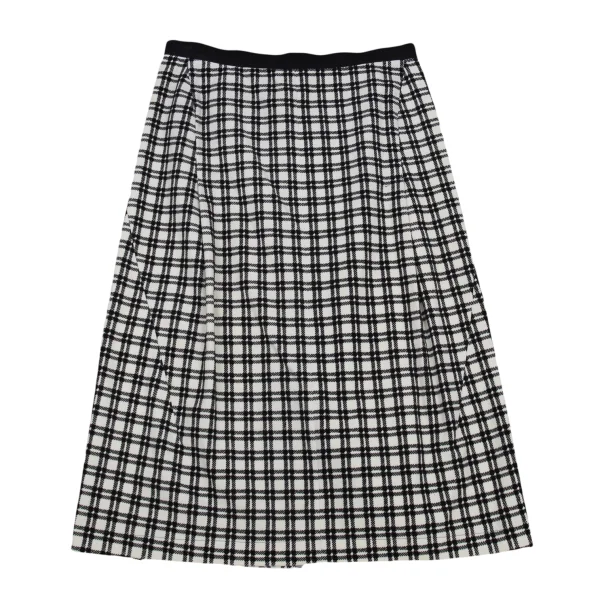 tricot COMME des GARCONS Velour Check Skirt K-176233_002