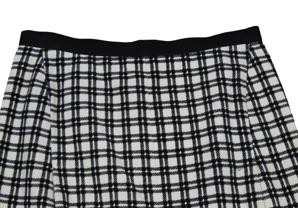 tricot COMME des GARCONS Velour Check Skirt K-176233_004