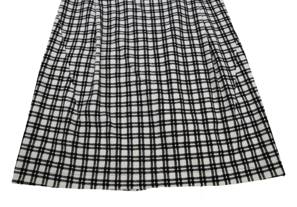 tricot COMME des GARCONS Velour Check Skirt K-176233_005