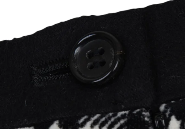 tricot COMME des GARCONS Velour Check Skirt K-176233_010
