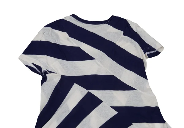 tricot COMME des GARCONS Cotton Striped Back Twist T-Shirt K-176236_003