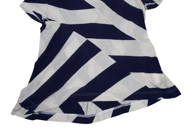 tricot COMME des GARCONS Cotton Striped Back Twist T-Shirt K-176236_006
