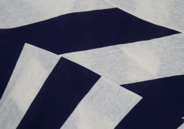 tricot COMME des GARCONS Cotton Striped Back Twist T-Shirt K-176236_007