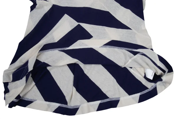 tricot COMME des GARCONS Cotton Striped Back Twist T-Shirt K-176236_008