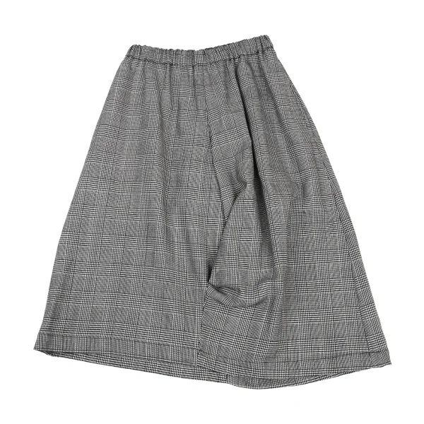 BLACK COMME des GARCONS  Wool Checker Dropped Crotch Pants K-176237_002