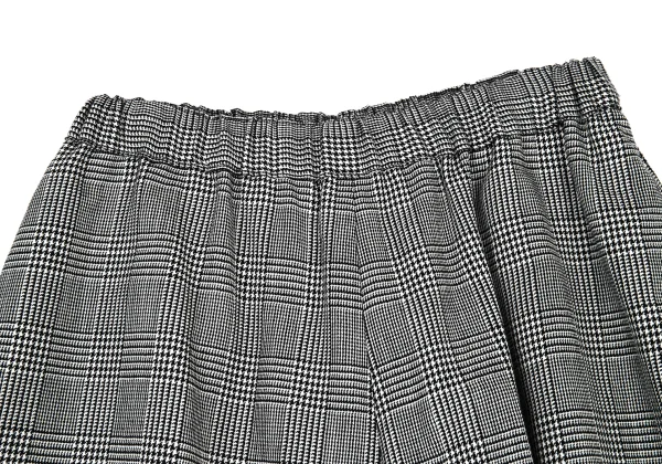 BLACK COMME des GARCONS  Wool Checker Dropped Crotch Pants K-176237_004