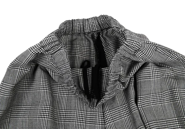 BLACK COMME des GARCONS  Wool Checker Dropped Crotch Pants K-176237_006