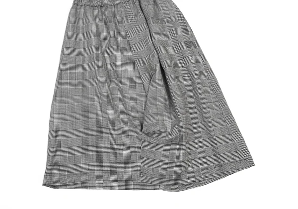 BLACK COMME des GARCONS  Wool Checker Dropped Crotch Pants K-176237_007