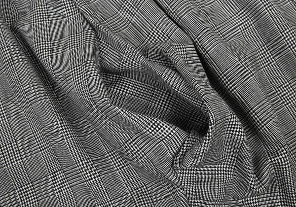 BLACK COMME des GARCONS  Wool Checker Dropped Crotch Pants K-176237_008