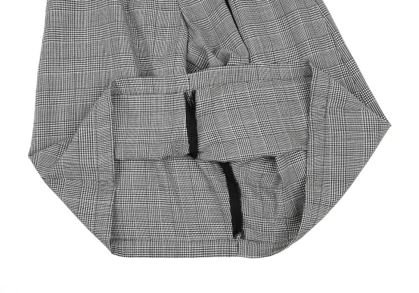 BLACK COMME des GARCONS  Wool Checker Dropped Crotch Pants K-176237_009