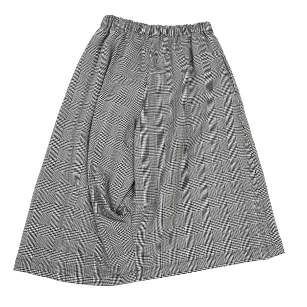 BLACK COMME des GARCONS  Wool Checker Dropped Crotch Pants K-176237_010