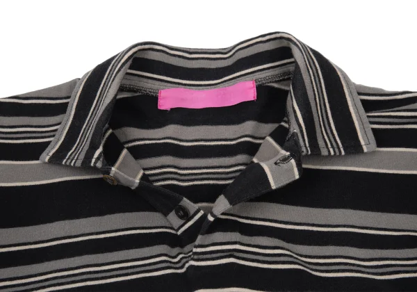 JUNYA WATANABE MAN PINK COMME des GARCONS Cotton Striped Polo Shirt K-176238_006