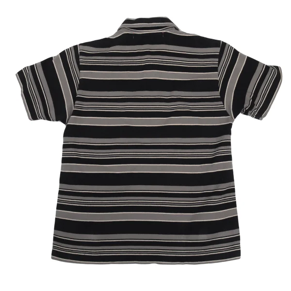 JUNYA WATANABE MAN PINK COMME des GARCONS Cotton Striped Polo Shirt K-176238_011