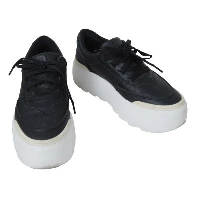 UGG W MARIN MEGA LACE Platform Leather Sneakers