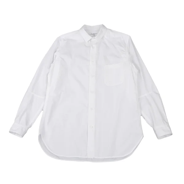 Yohji Yamamoto POUR HOMME Bias Dart Design Shirt White 3 K-176241_001