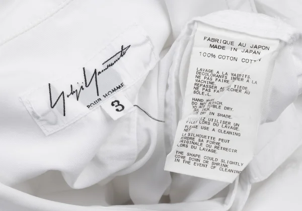 Yohji Yamamoto POUR HOMME Bias Dart Design Shirt K-176241_019