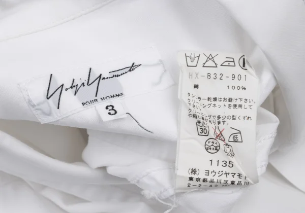 Yohji Yamamoto POUR HOMME Bias Dart Design Shirt K-176241_020