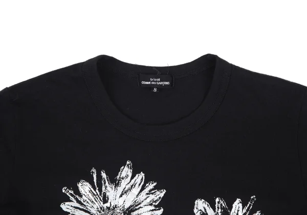 tricot COMME des GARCONS Foil Floral Printed T Shirt K-176244_003
