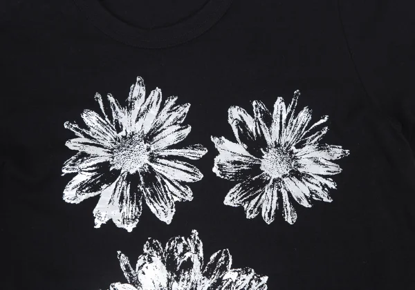 tricot COMME des GARCONS Foil Floral Printed T Shirt K-176244_004