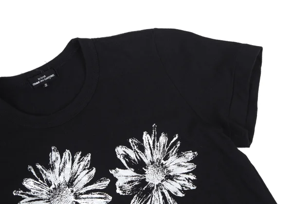 tricot COMME des GARCONS Foil Floral Printed T Shirt K-176244_005