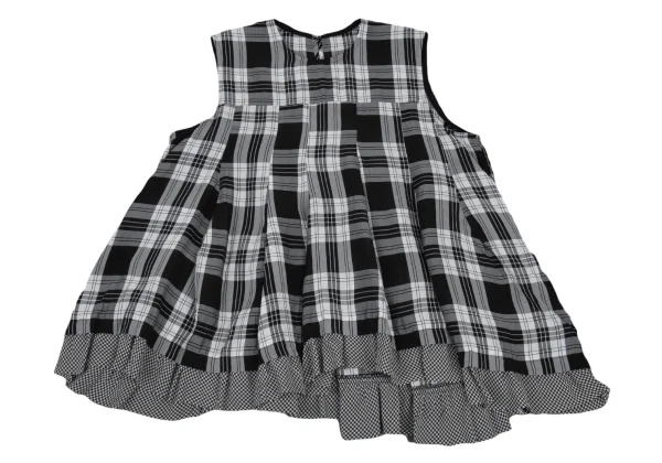 tricot COMME des GARCONS Rayon Hem Switching Check Sleeveless Top K-176246_002