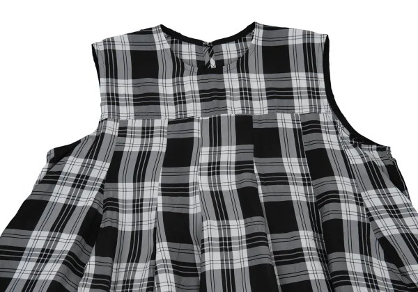 tricot COMME des GARCONS Rayon Hem Switching Check Sleeveless Top K-176246_003