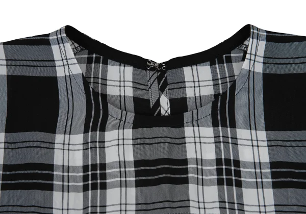 tricot COMME des GARCONS Rayon Hem Switching Check Sleeveless Top K-176246_004