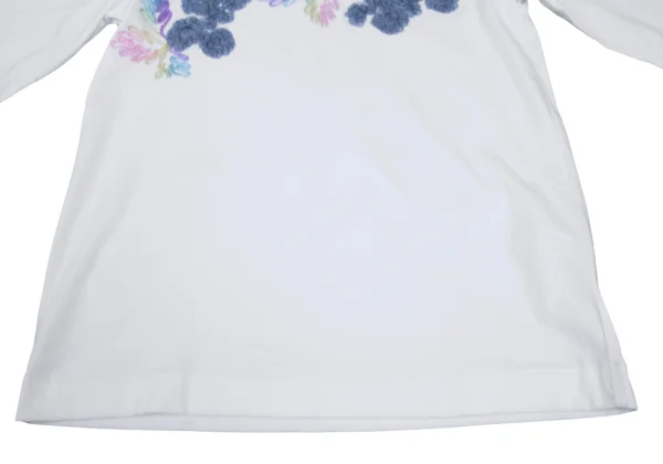tricot COMME des GARCONStricot Special Floral Embroidery 3/4 Sleeve Top K-176247_008