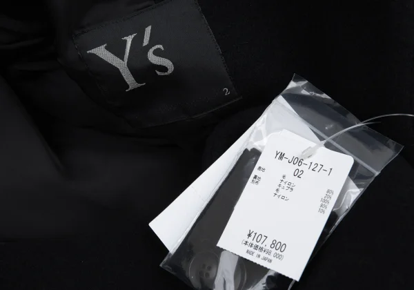 Y's Wool Mosser Short Jacket K-176249_015