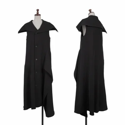 LIMI feu Poly Wide Collar Sleeveless Dress