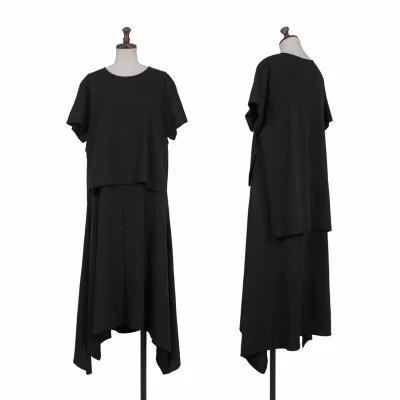 Ground Y Shirt Layered Jersey T Dress