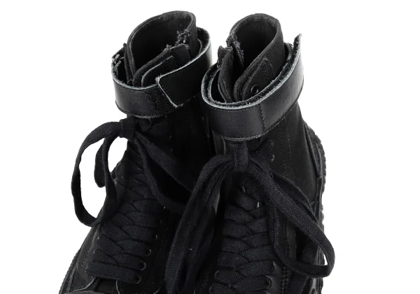 Y's Leather Switching Canvas High Cut Sneakers K-176259_006