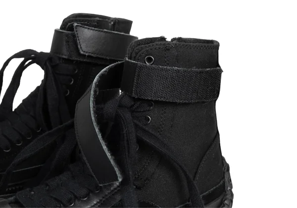 Y's Leather Switching Canvas High Cut Sneakers K-176259_007