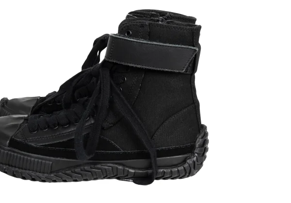 Y's Leather Switching Canvas High Cut Sneakers K-176259_008