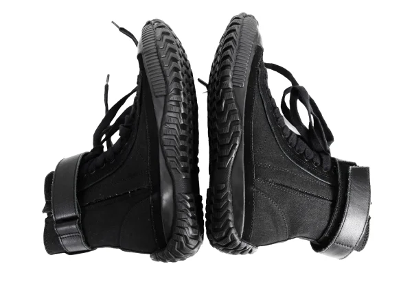 Y's Leather Switching Canvas High Cut Sneakers K-176259_009