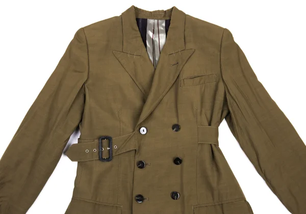Jean Paul GAULTIER FEMME Rayon Silk Belted Jacket K-176261_003