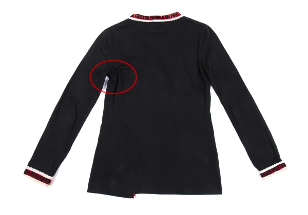 Jean Paul GAULTIER FEMME Mesh Knit Trim Design Cardigan K-176262_016