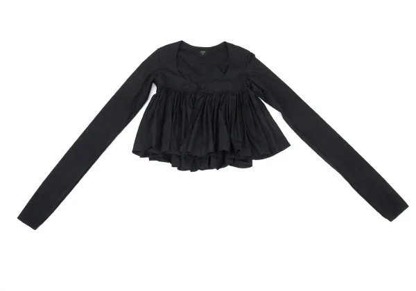 Jean Paul GAULTIER FEMME Gathered Hem Switching Blouse K-176263_002