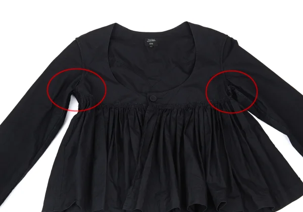 Jean Paul GAULTIER FEMME Gathered Hem Switching Blouse K-176263_003
